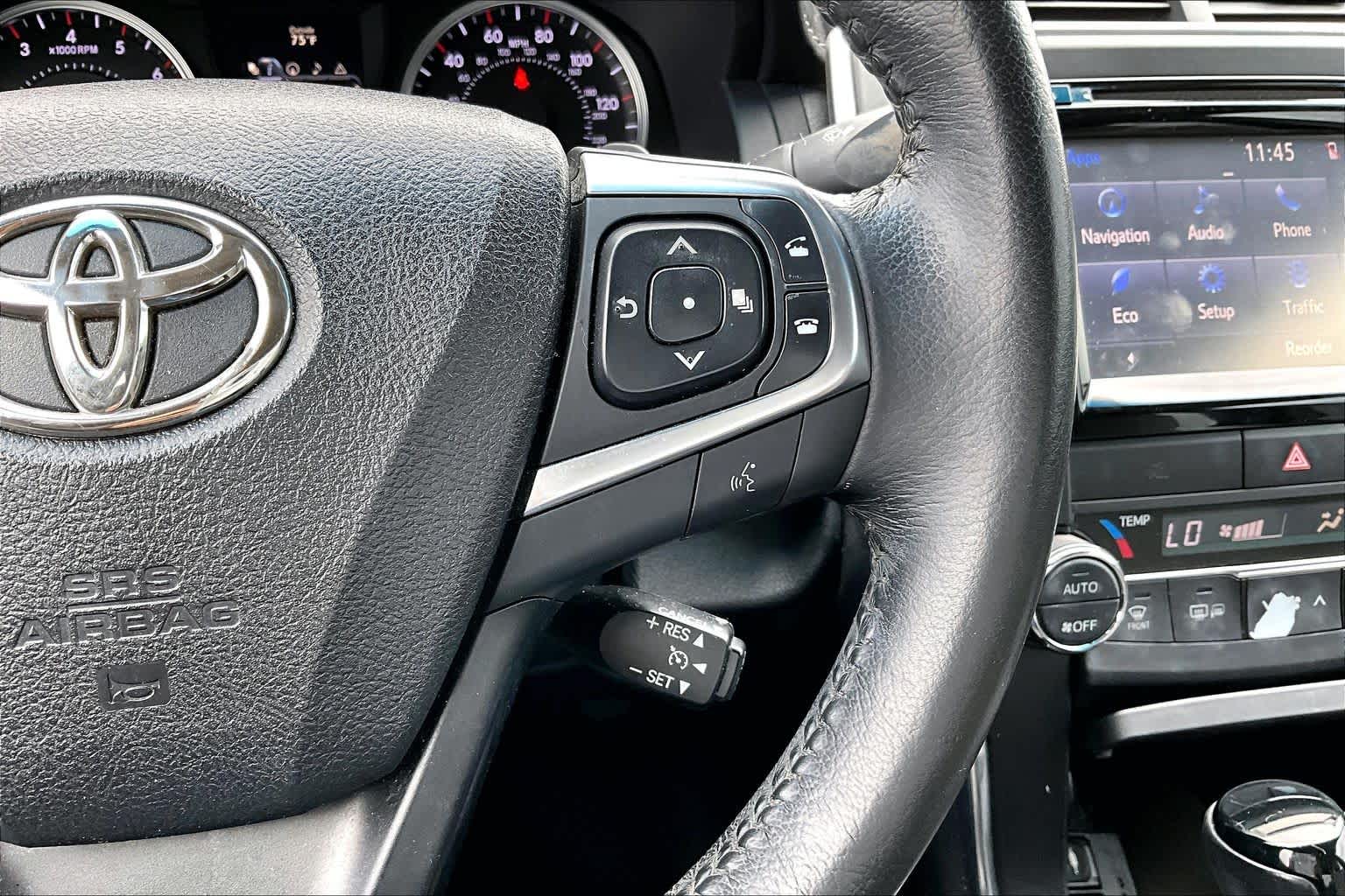 2015 Toyota Camry XSE Ruby Flare Pearl at AutoNation Toyota Gulf Fwy