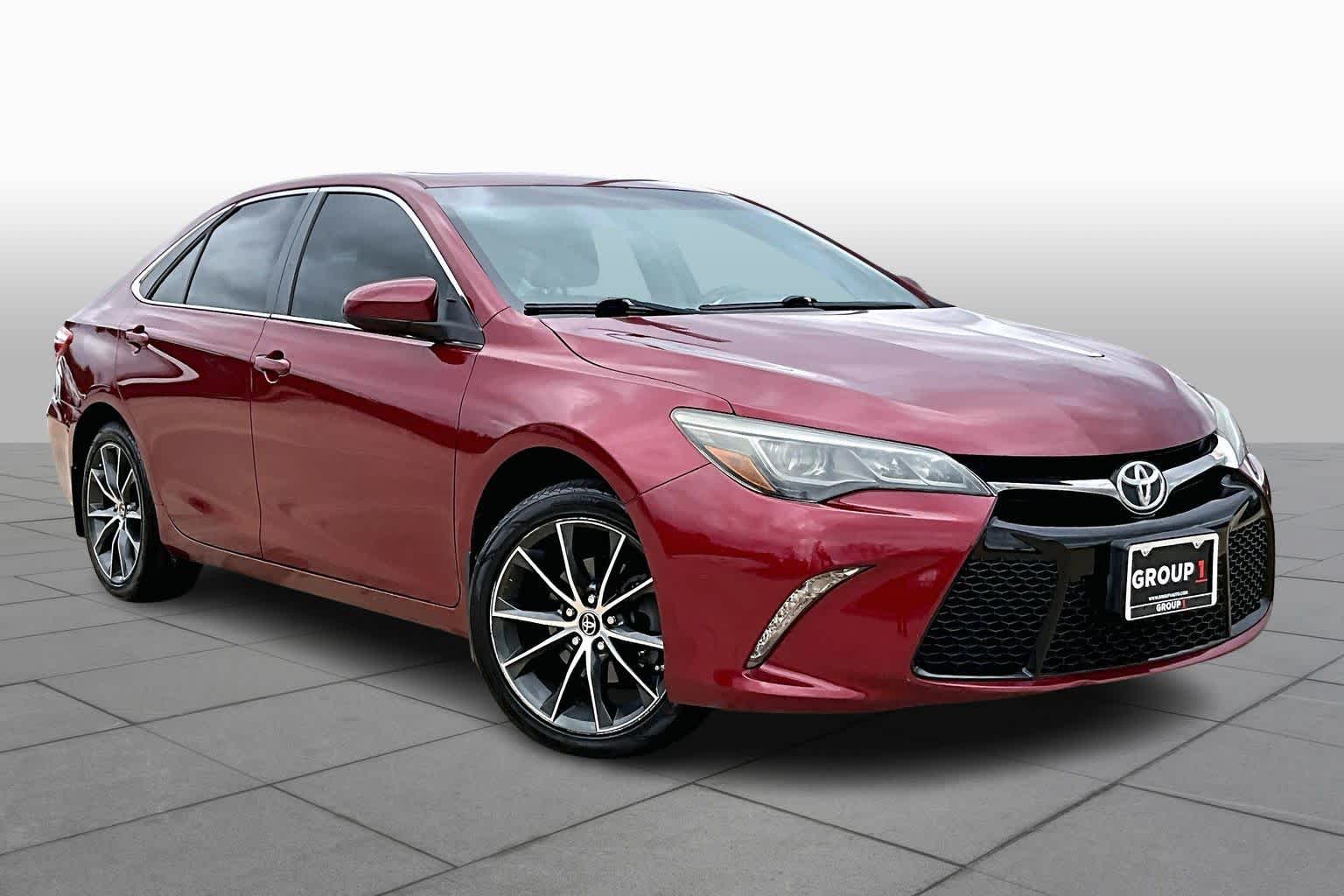 2015 Toyota Camry XSE Ruby Flare Pearl at AutoNation Toyota Gulf Fwy