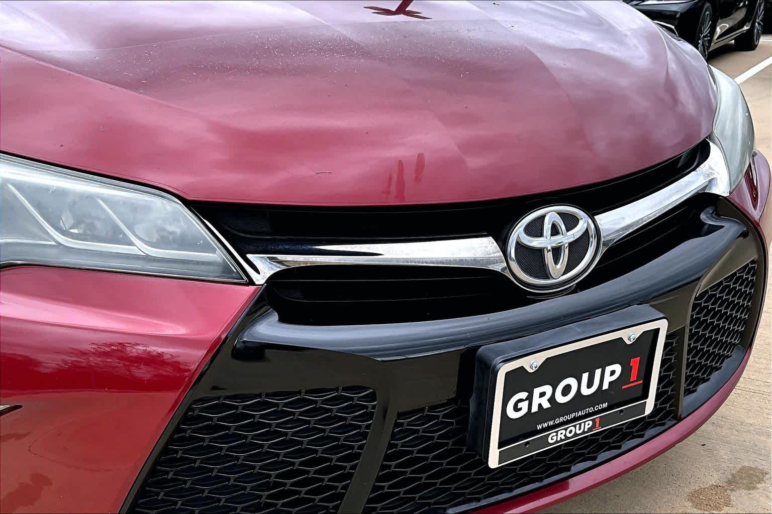 2015 Toyota Camry XSE Ruby Flare Pearl at AutoNation Toyota Gulf Fwy