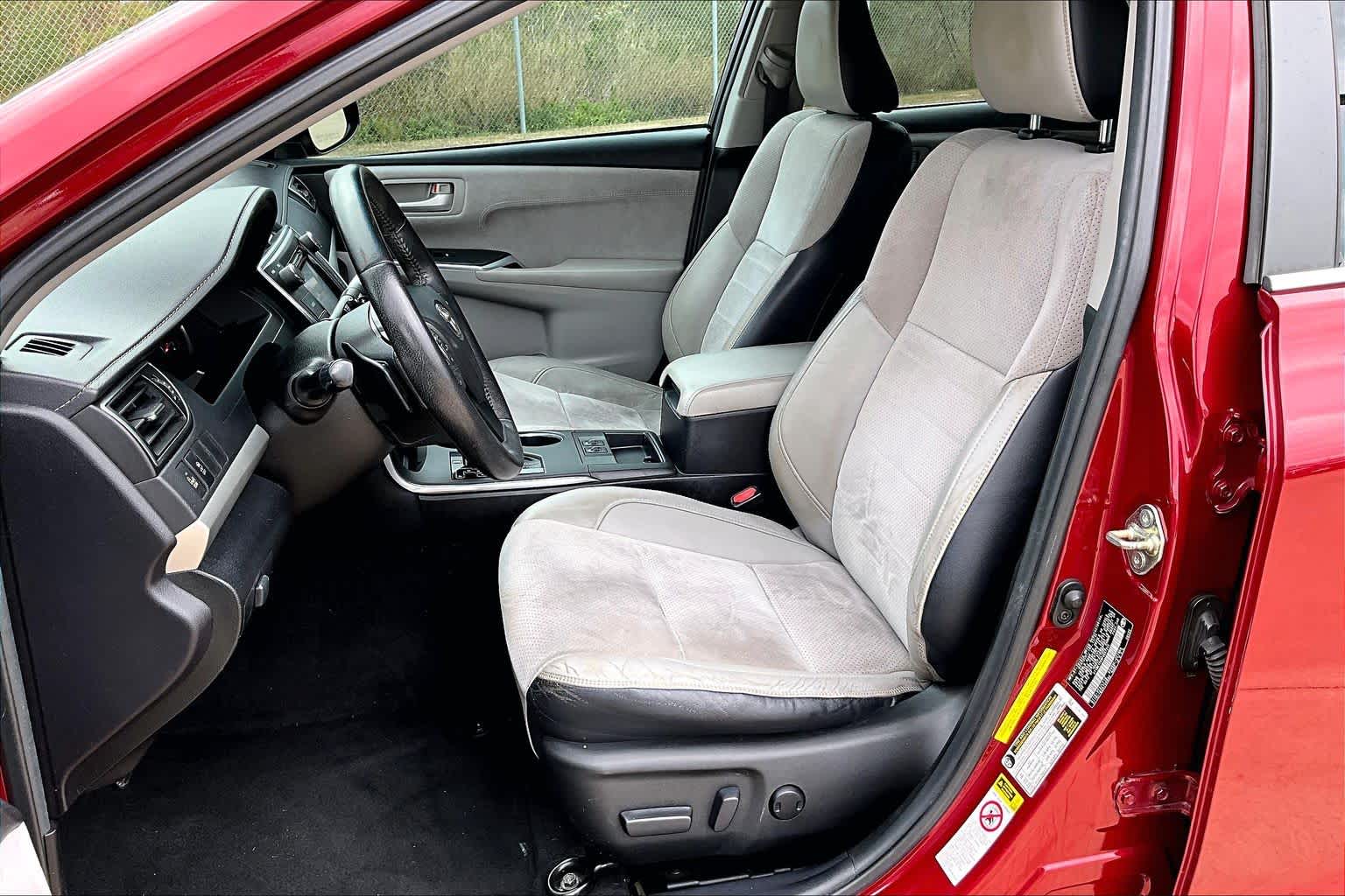 2015 Toyota Camry XSE Ruby Flare Pearl at AutoNation Toyota Gulf Fwy