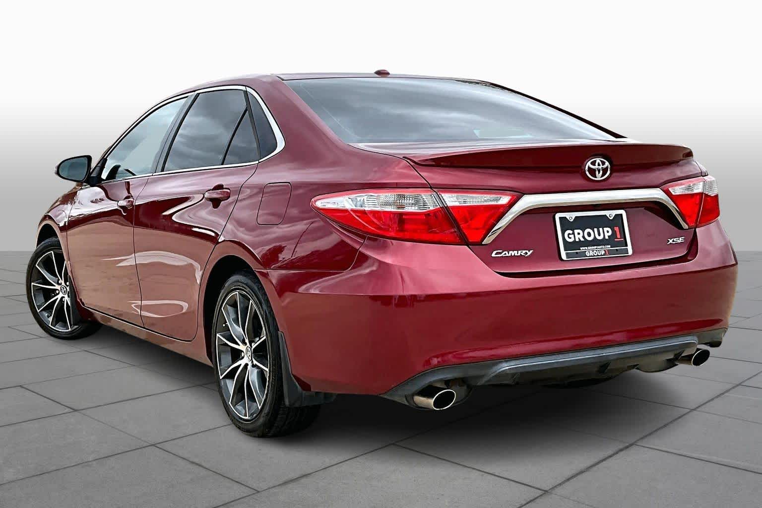 2015 Toyota Camry XSE Ruby Flare Pearl at AutoNation Toyota Gulf Fwy