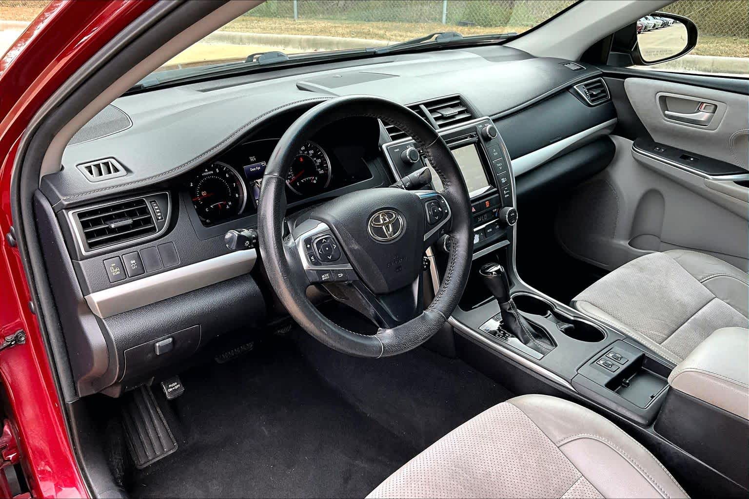 2015 Toyota Camry XSE Ruby Flare Pearl at AutoNation Toyota Gulf Fwy