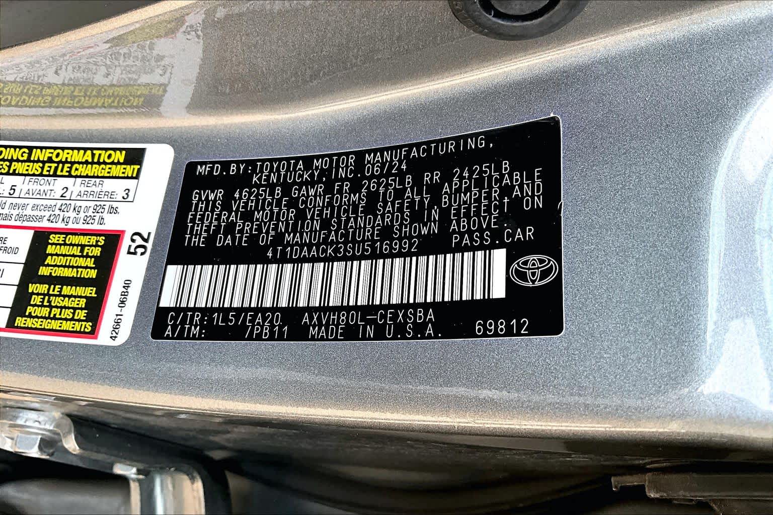 2025 Toyota Camry SE Heavy Metal at AutoNation Toyota Gulf Fwy