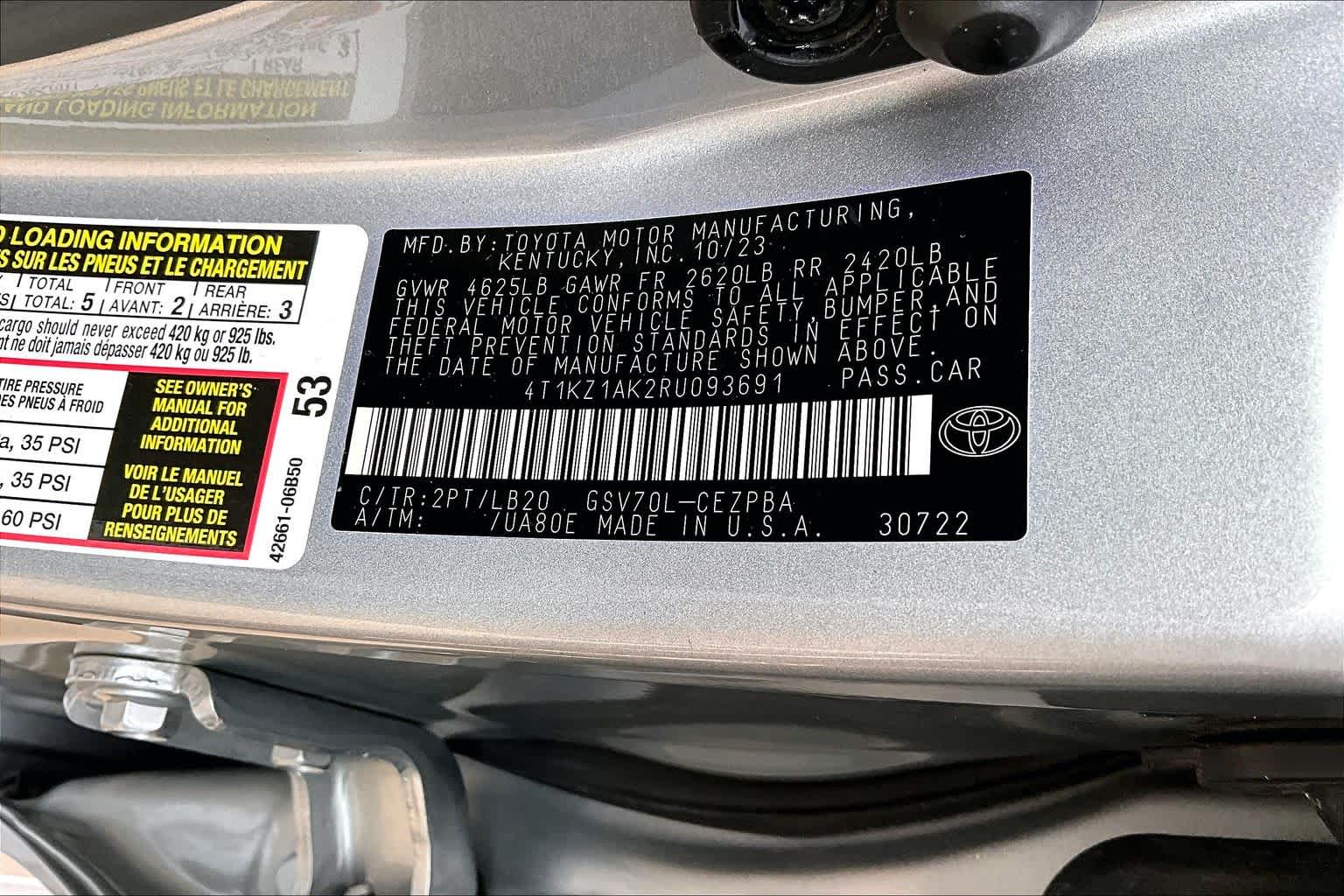 2024 Toyota Camry XSE V6 Celestial Silver Metallic/Midnight Black Metallic at Lexus Southwest Houston