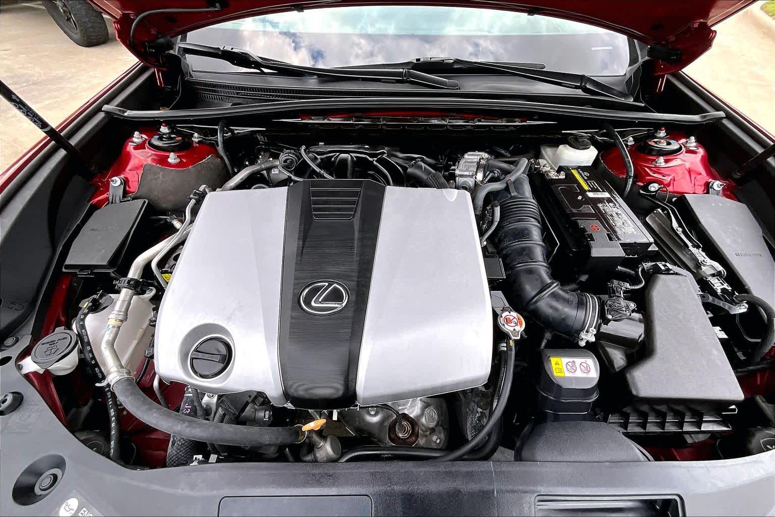 2019 Lexus ES Luxury  Matador Red Mica at Lexus Southwest Houston