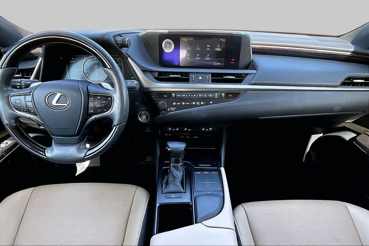 2019 Lexus ES 350  Eminent White Pearl at Lexus of Clear Lake