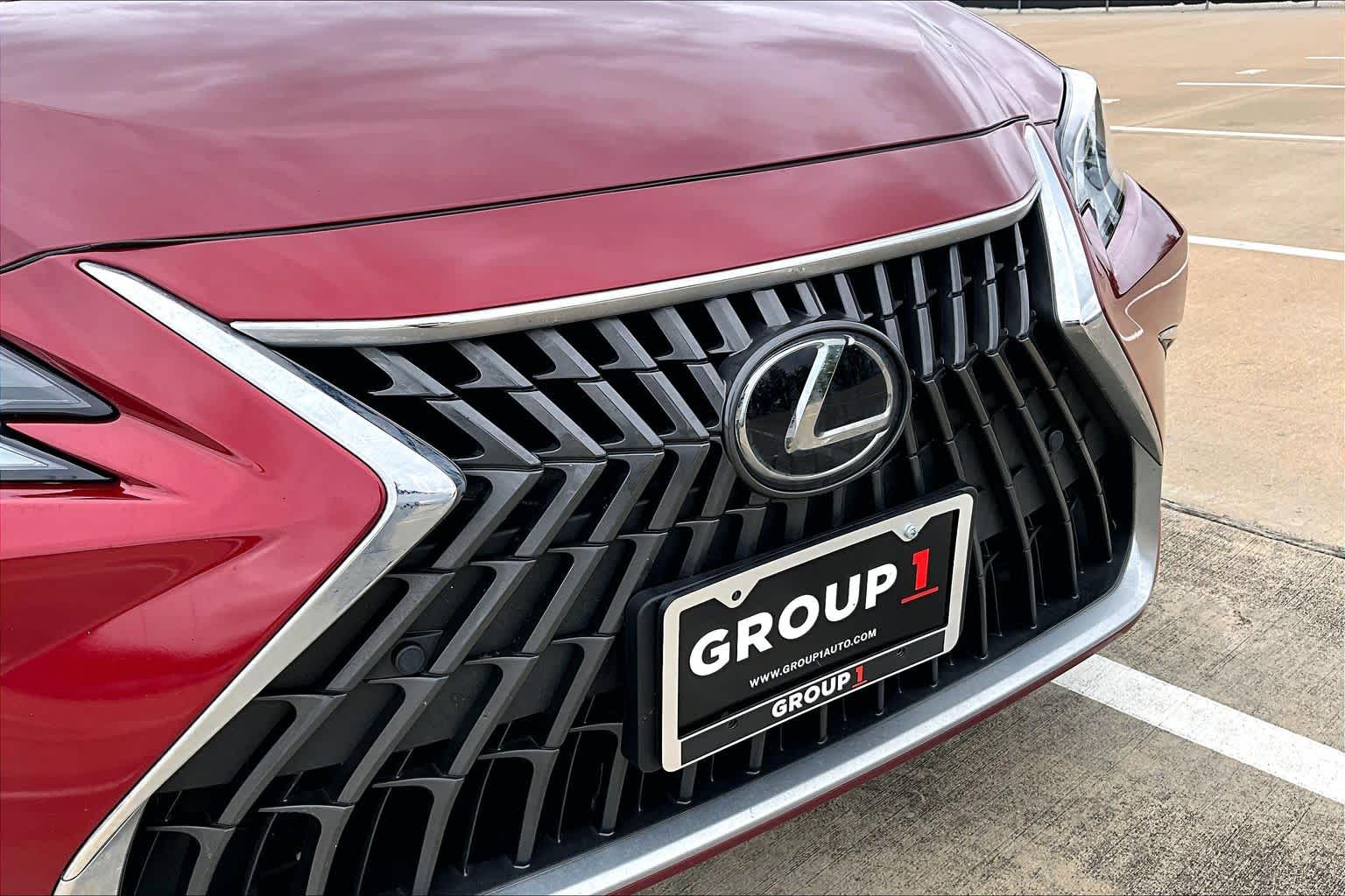 2025 Lexus ES 300h  Matador Red Mica at Lexus of Clear Lake