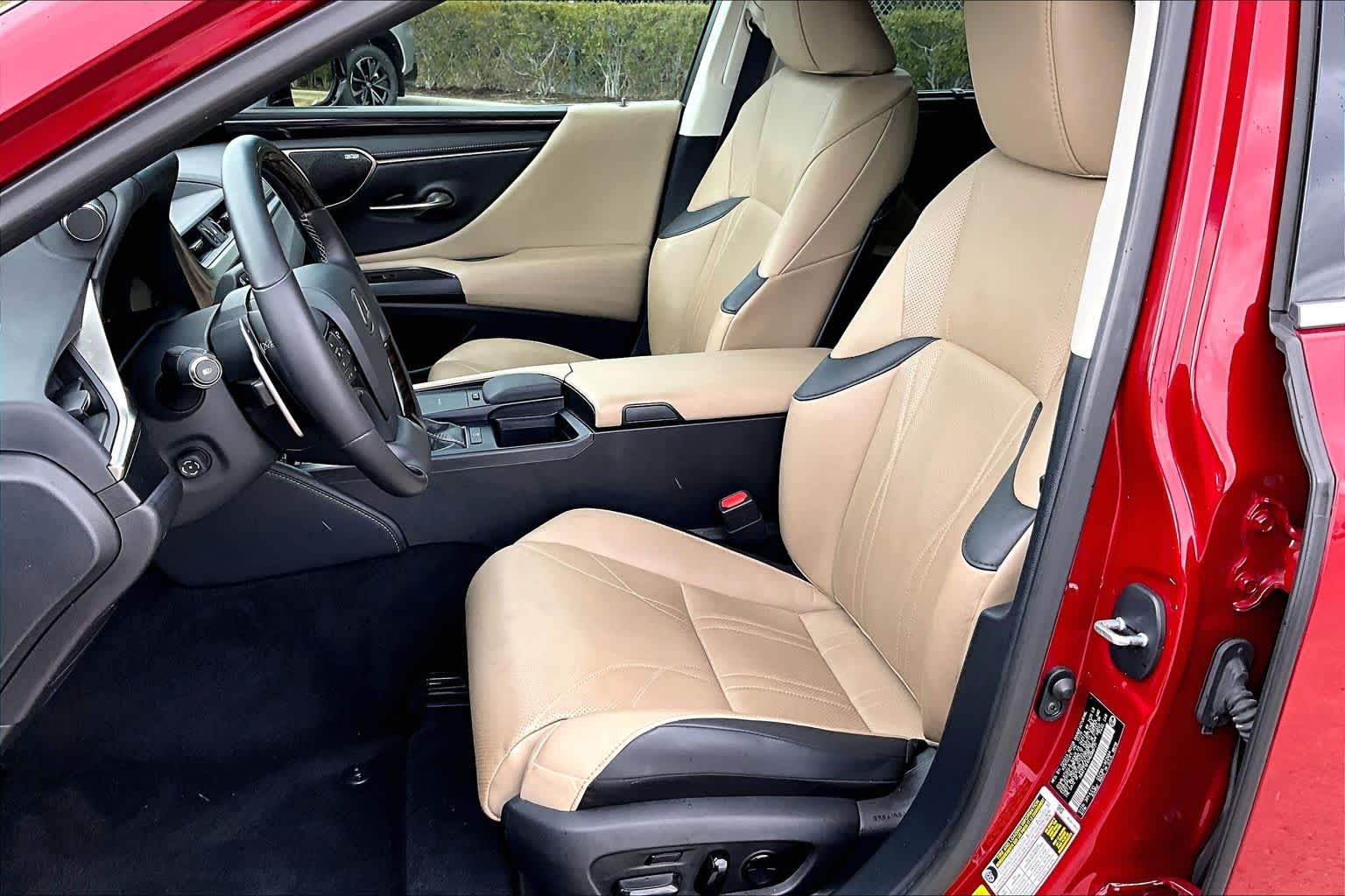 2021 Lexus ES Ultra Luxury  Matador Red Mica at Lexus of Clear Lake