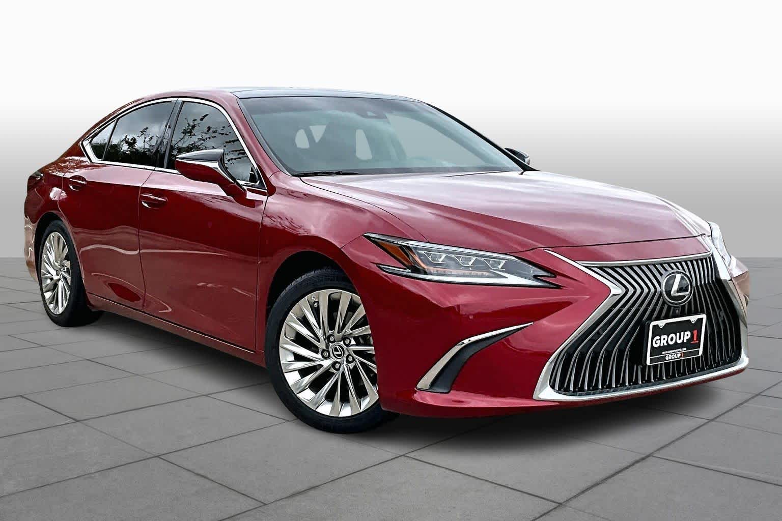 2021 Lexus ES Ultra Luxury  Matador Red Mica at Lexus of Clear Lake