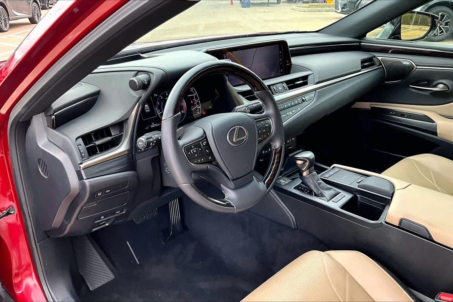2021 Lexus ES Ultra Luxury  Matador Red Mica at Lexus of Clear Lake