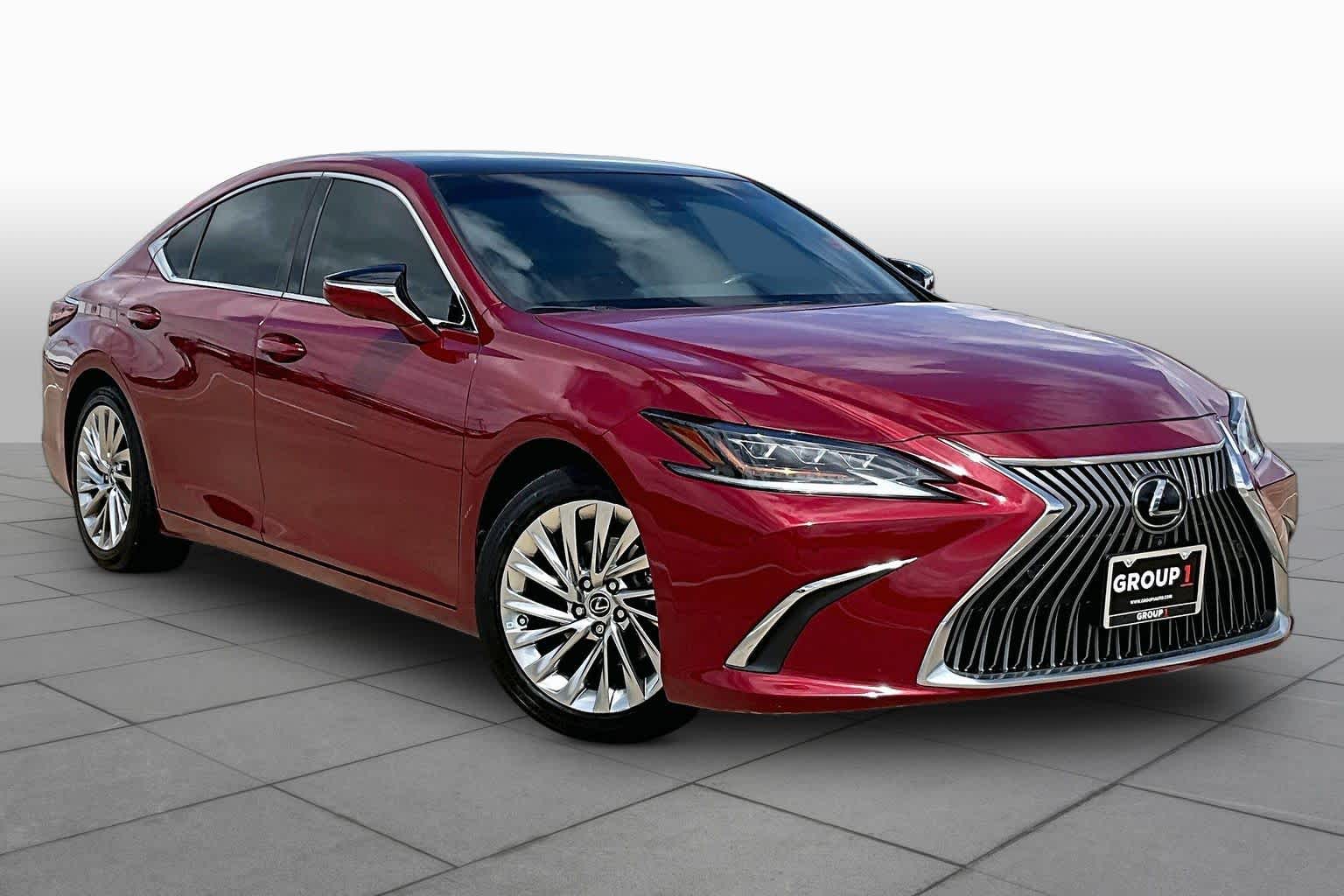 2020 Lexus ES 350 Ultra Luxury  Matador Red Mica at Group 1 Toyota Southwest