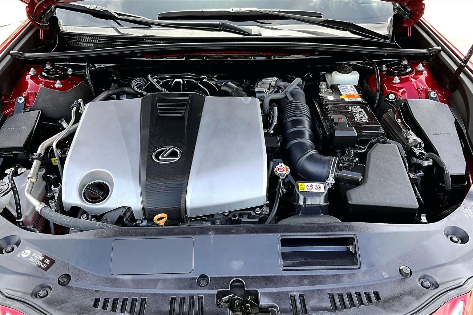 2020 Lexus ES 350 Ultra Luxury  Matador Red Mica at Group 1 Toyota Southwest