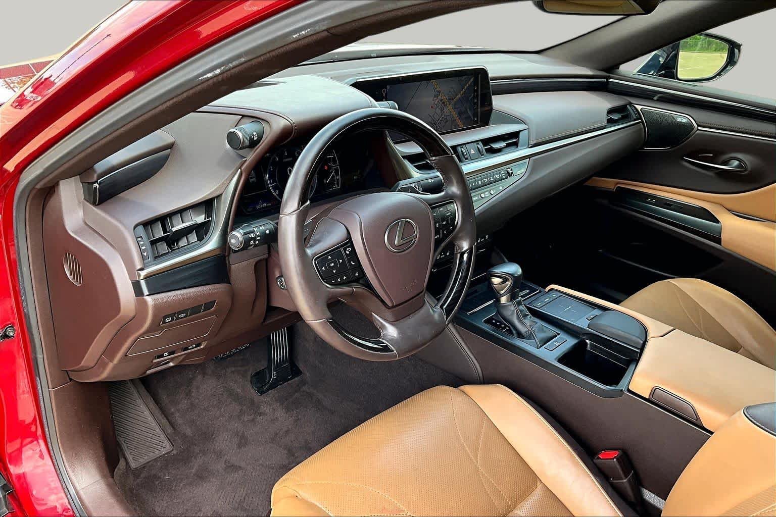 2020 Lexus ES 350 Ultra Luxury  Matador Red Mica at Group 1 Toyota Southwest