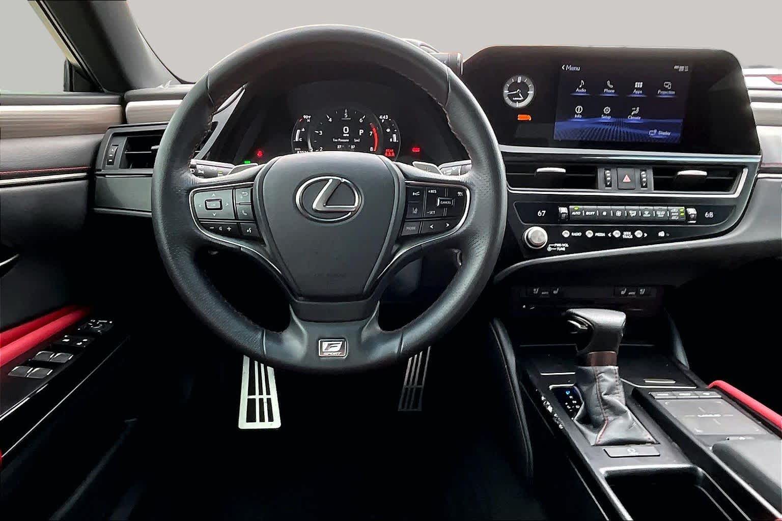 2022 Lexus ES 350 F SPORT  Ultra White at Lexus Southwest Houston