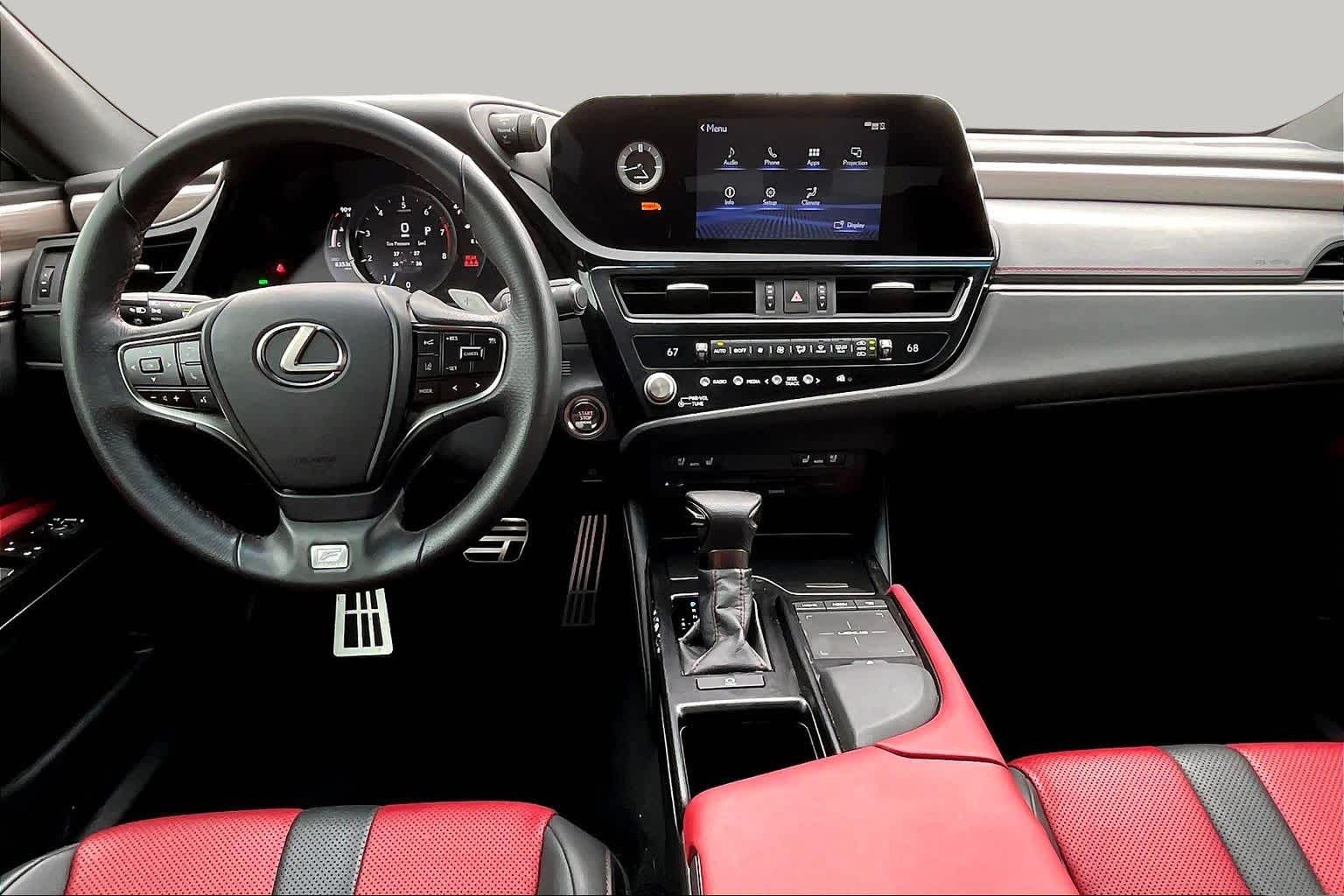 2022 Lexus ES 350 F SPORT  Ultra White at Lexus Southwest Houston