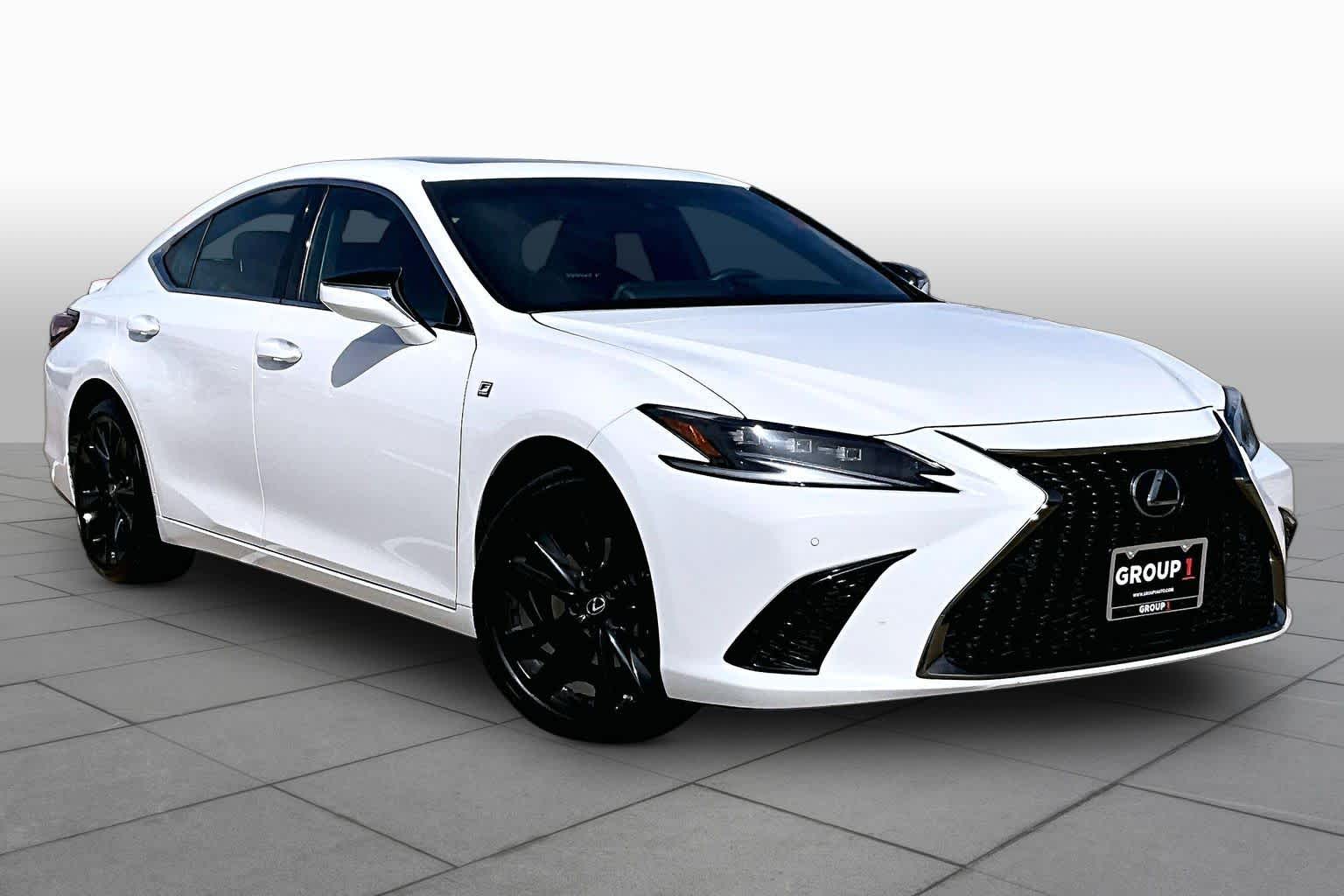 2023 Lexus ES 350 F SPORT Handling  Ultra White at Lexus Southwest Houston