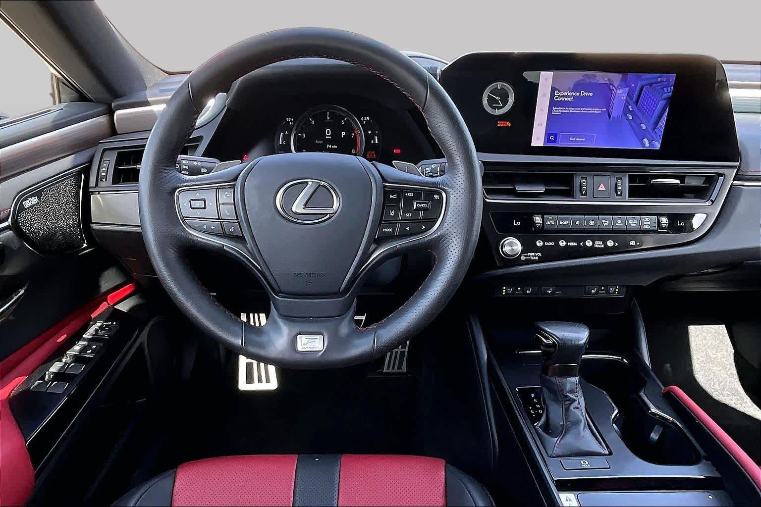 2023 Lexus ES 350 F SPORT Handling  Ultra White at Lexus Southwest Houston