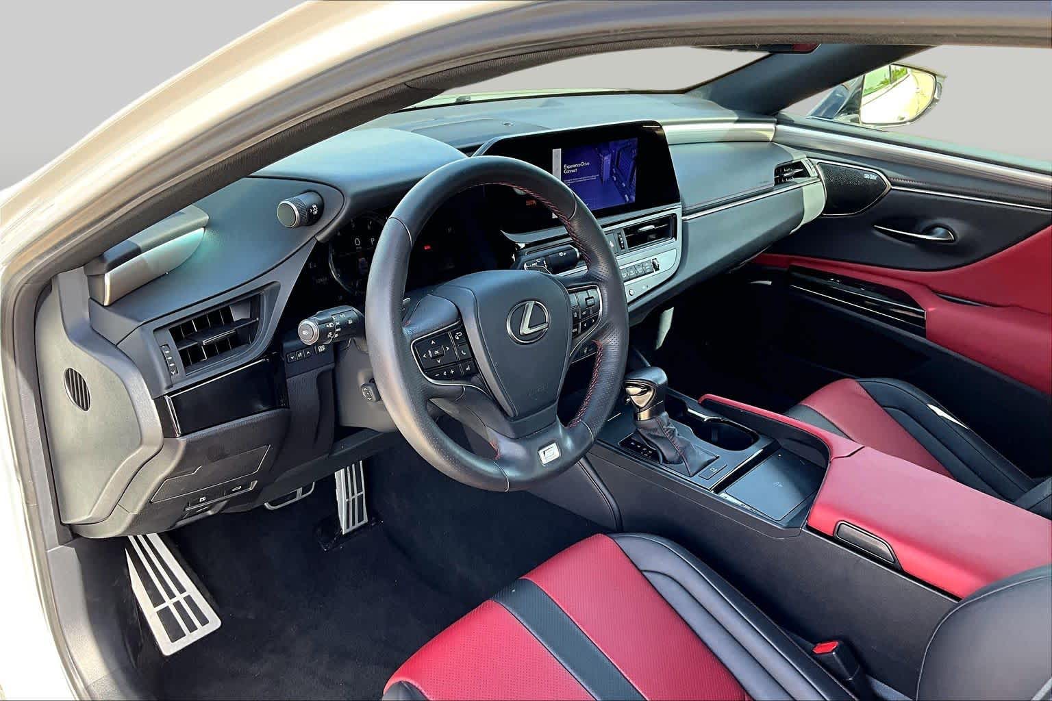 2023 Lexus ES 350 F SPORT Handling  Ultra White at Lexus Southwest Houston