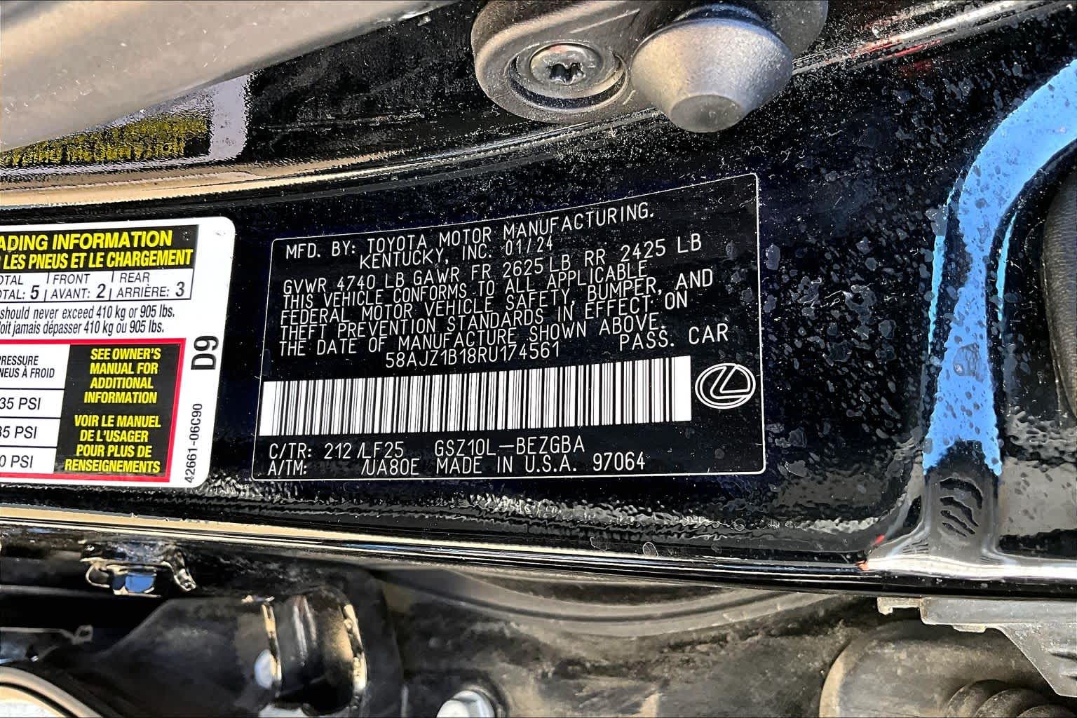 2024 Lexus ES 350 photo 35 of 35