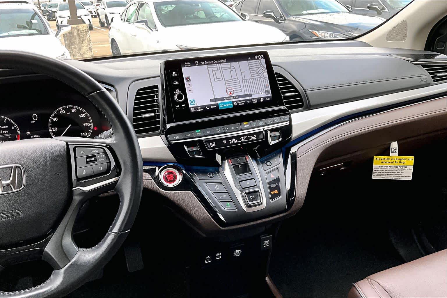 2025 Honda Odyssey Touring Platinum White Pearl at Honda of Clear Lake