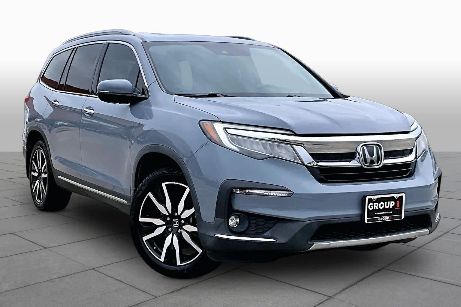 2022 Honda Pilot Touring 7-Passenger Sonic Gray Pearl at AutoNation Chrysler Jeep Dodge Ram Spring