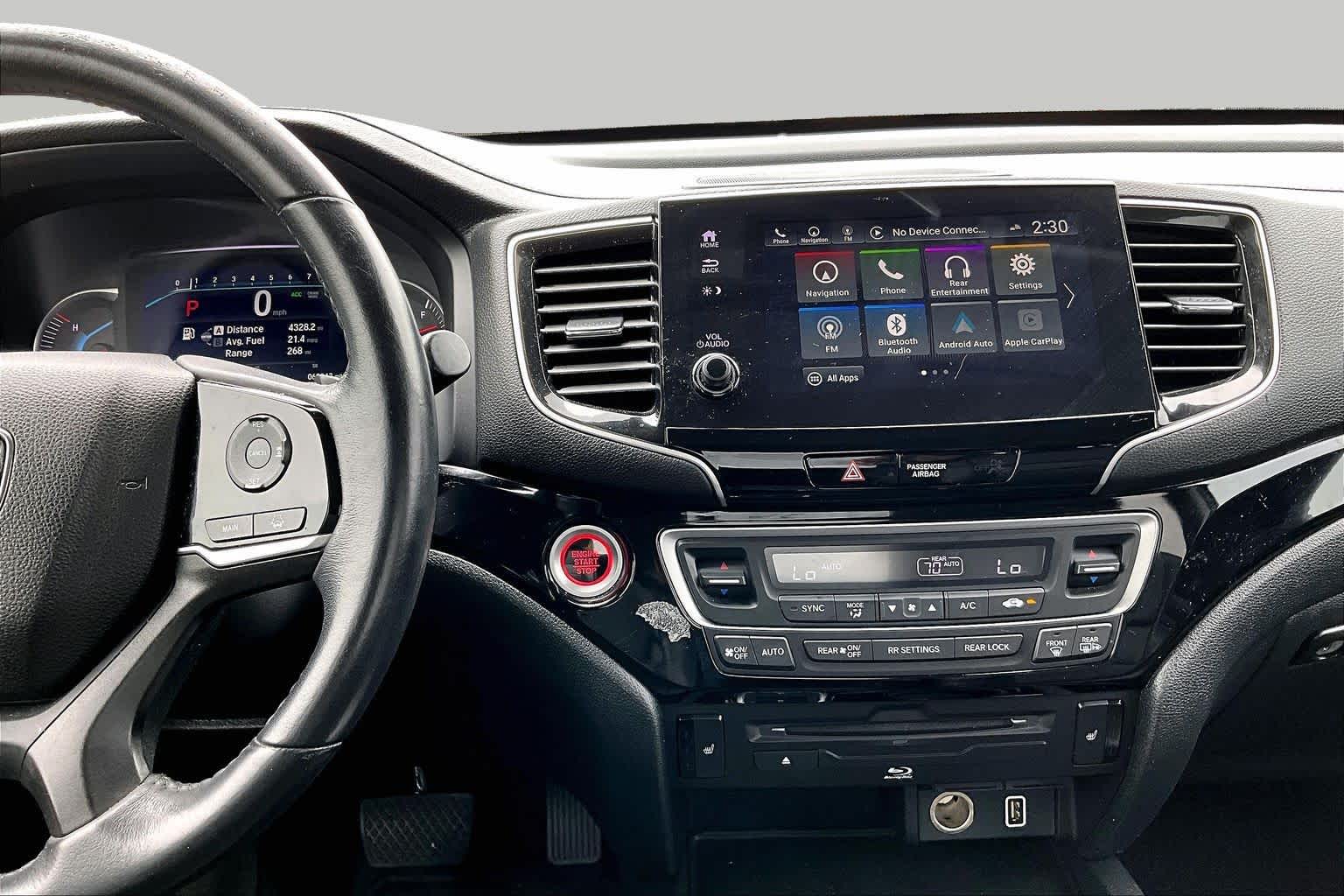2022 Honda Pilot Touring 7-Passenger Sonic Gray Pearl at AutoNation Chrysler Jeep Dodge Ram Spring
