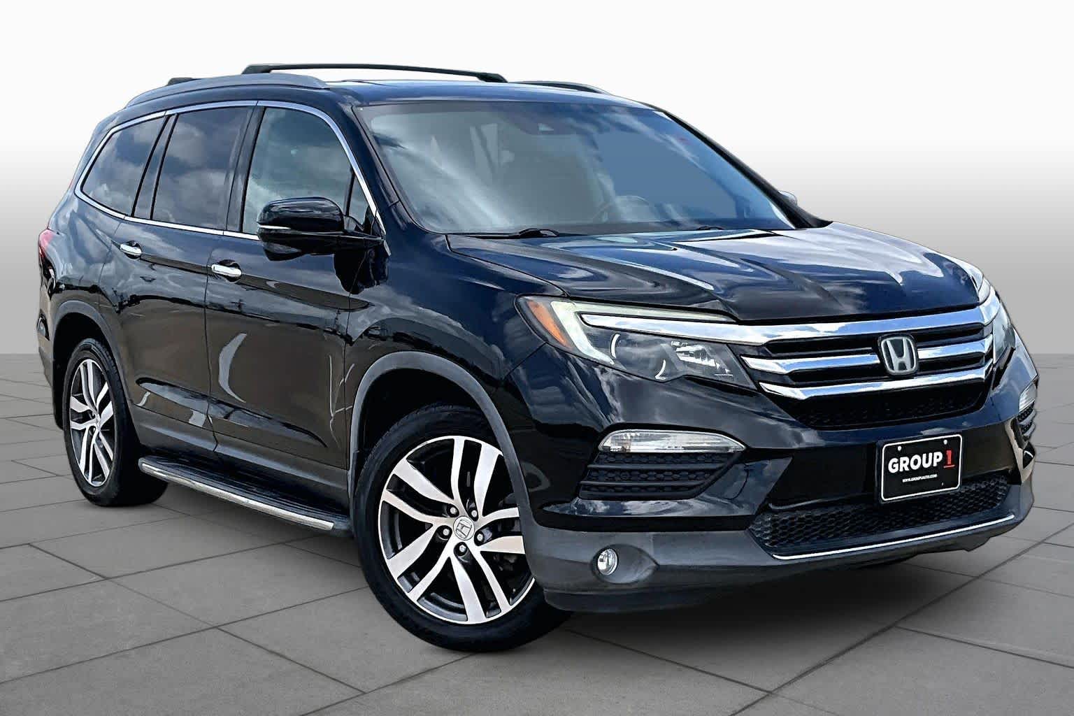 2018 Honda Pilot Touring Crystal Black Pearl at Mercedes-Benz of Houston North