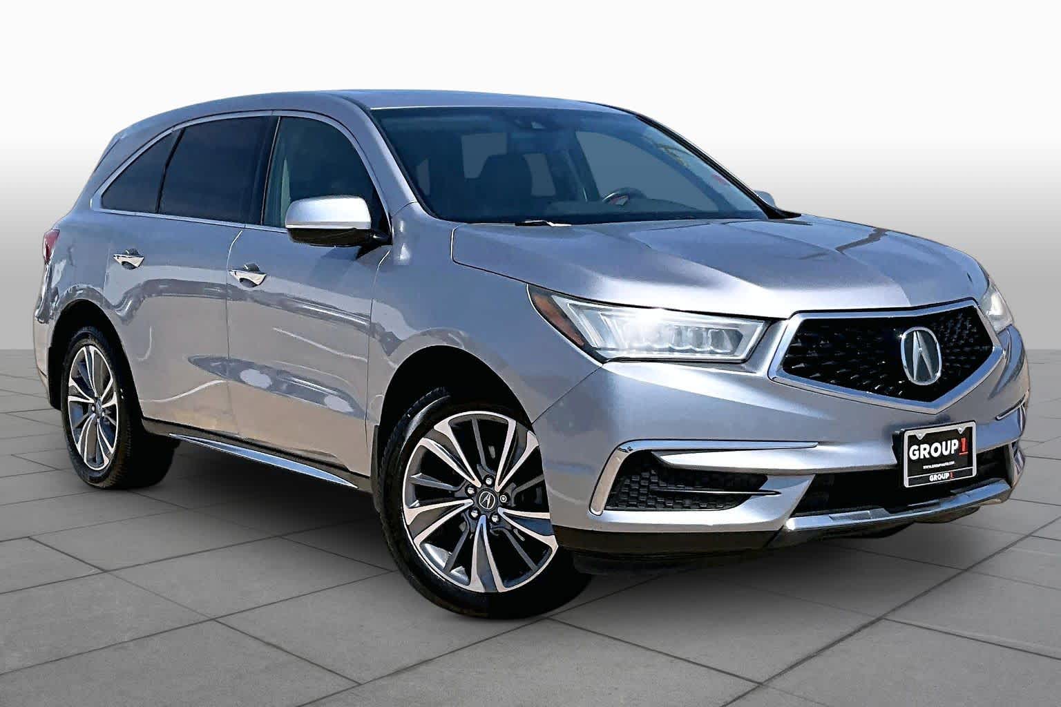 2017 Acura MDX w/Technology Pkg Black Copper Pearl at Tomball Ford