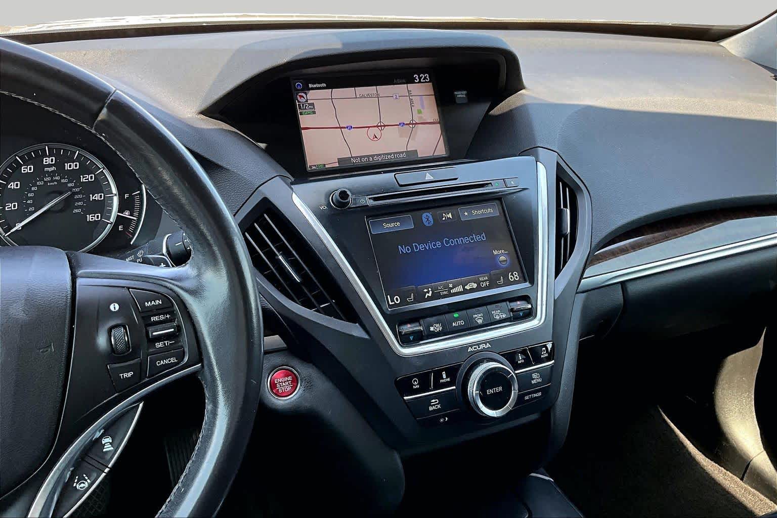 2017 Acura MDX w/Technology Pkg Black Copper Pearl at Tomball Ford
