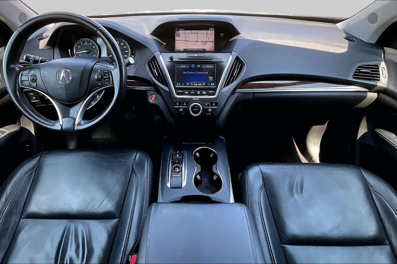 2017 Acura MDX w/Technology Pkg Black Copper Pearl at Tomball Ford