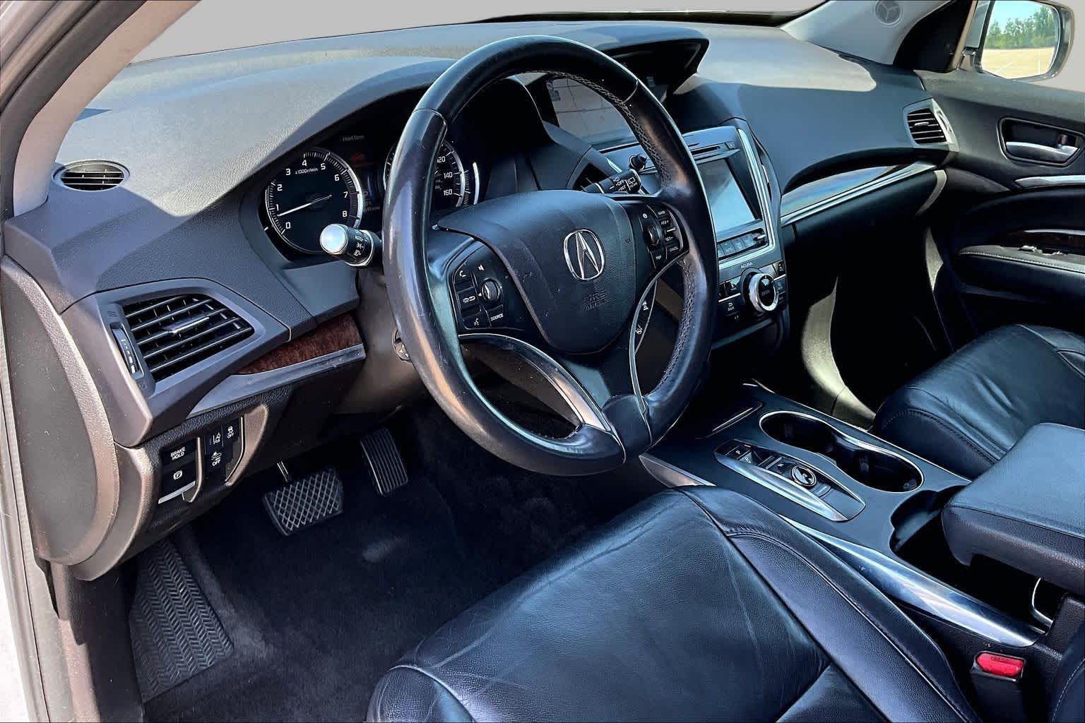 2017 Acura MDX w/Technology Pkg Black Copper Pearl at Tomball Ford