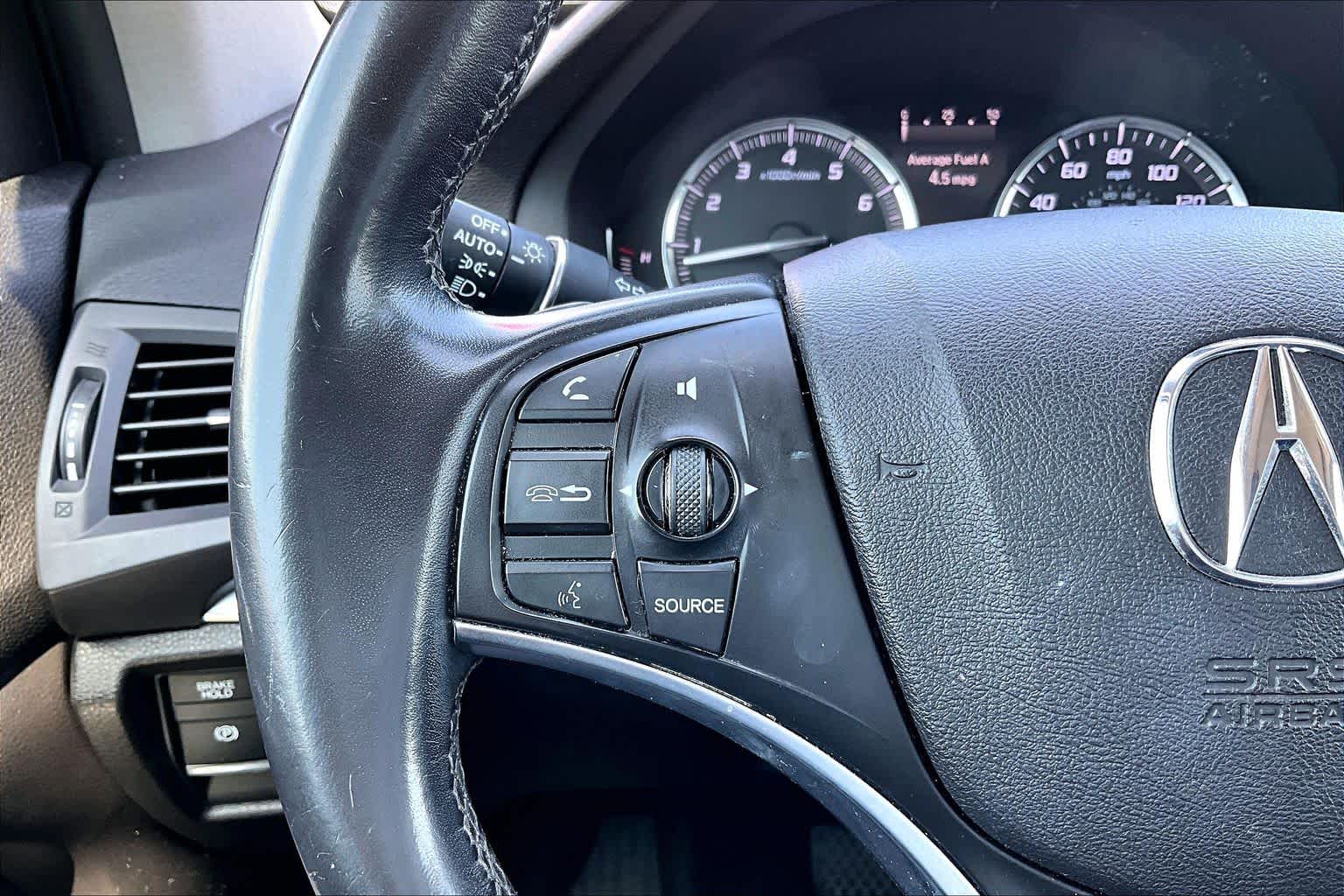 2017 Acura MDX w/Technology Pkg Black Copper Pearl at Tomball Ford