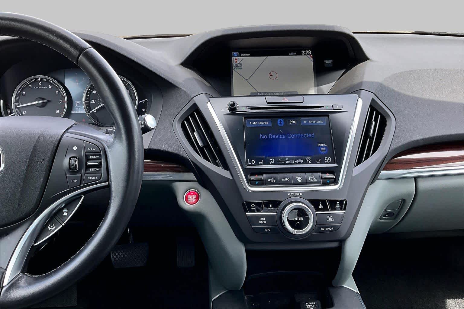 2016 Acura MDX w/Advance Graphite Luster Metallic at AutoNation USA Katy