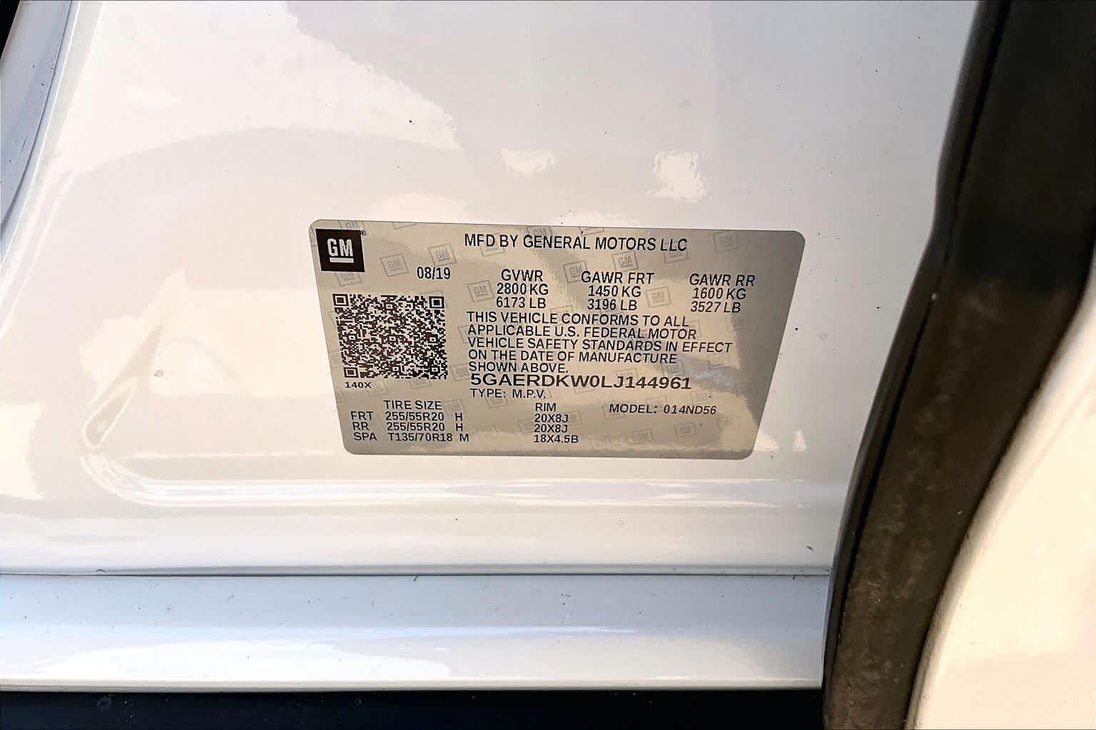 2020 Buick Enclave Avenir White Frost Tricoat at AutoNation USA Houston