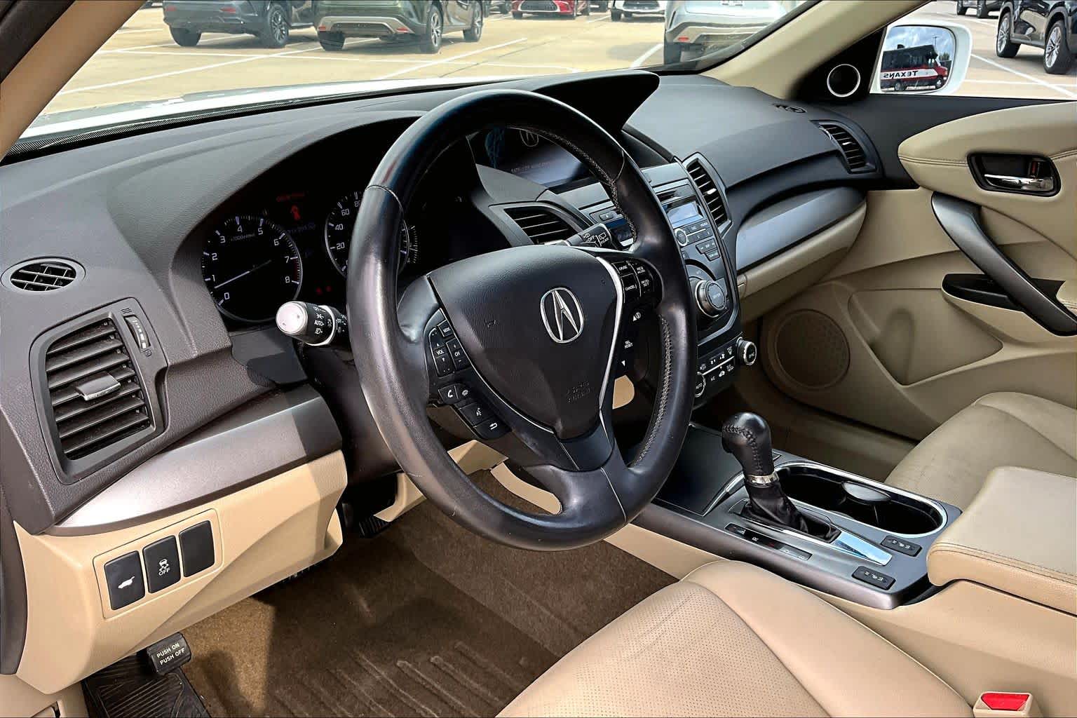 2013 Acura RDX Tech Pkg White Diamond Pearl at Lexus Southwest Houston