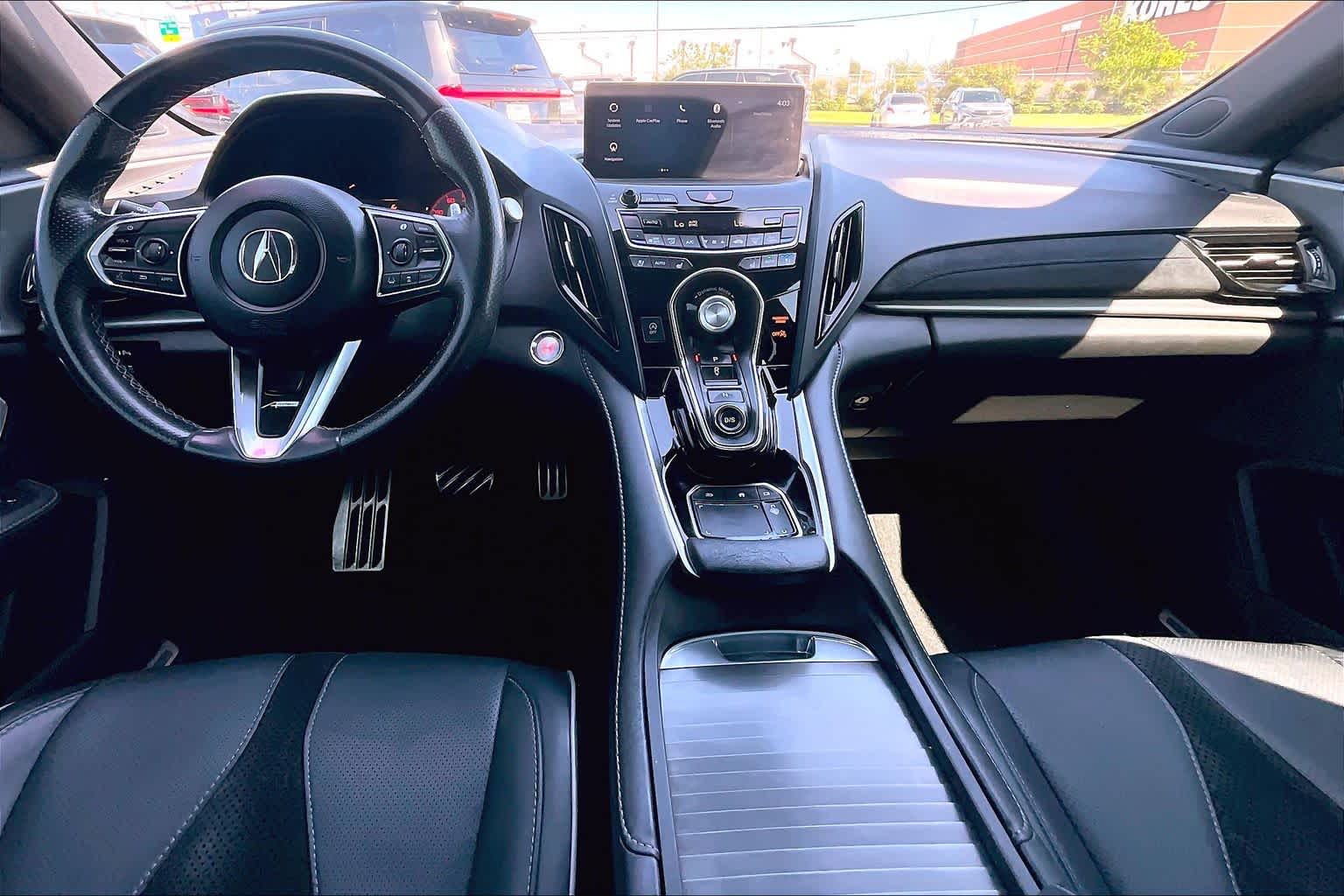 2021 Acura RDX w/A-Spec Package Platinum White Pearl at AutoNation USA Katy
