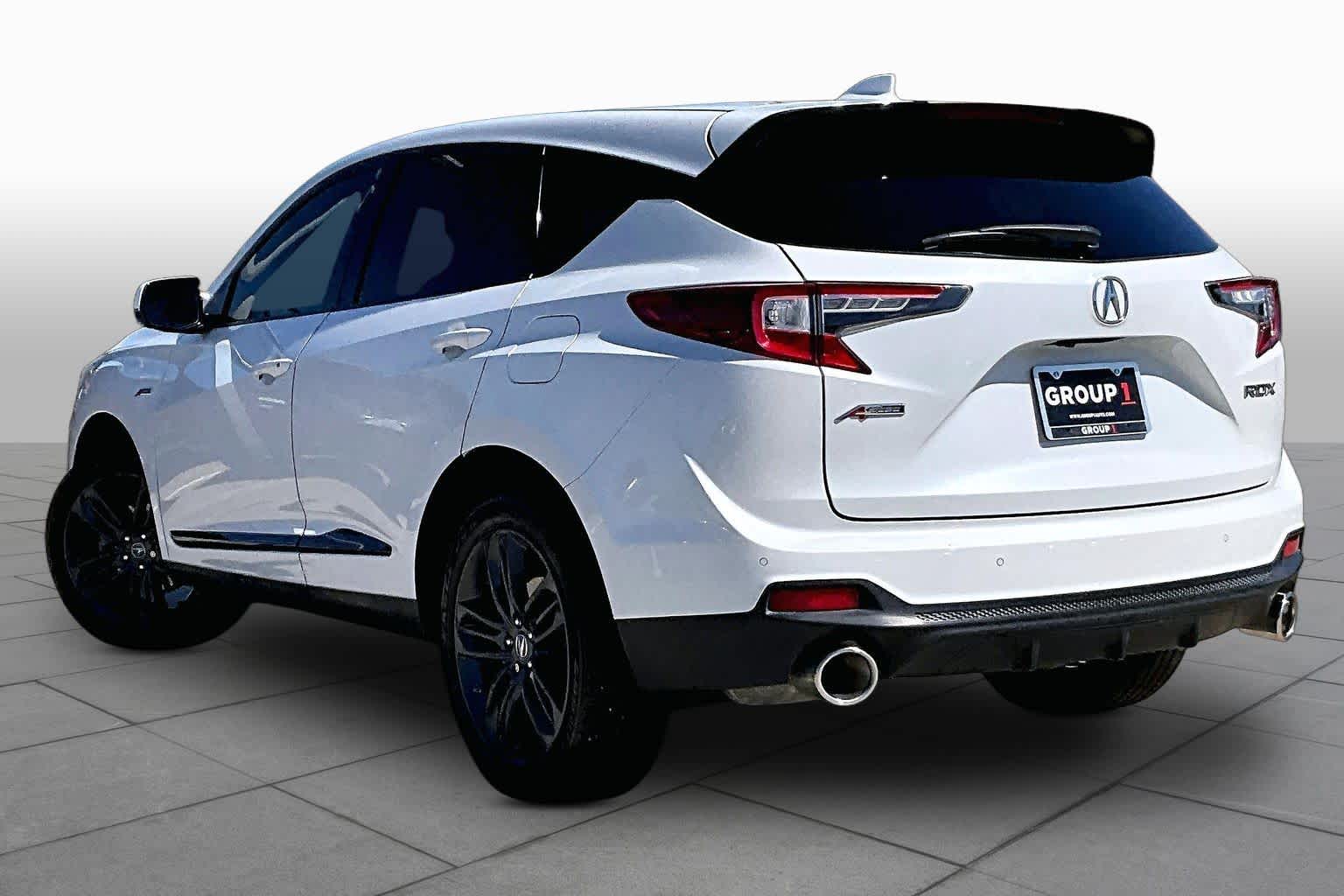 2021 Acura RDX w/A-Spec Package Platinum White Pearl at AutoNation USA Katy
