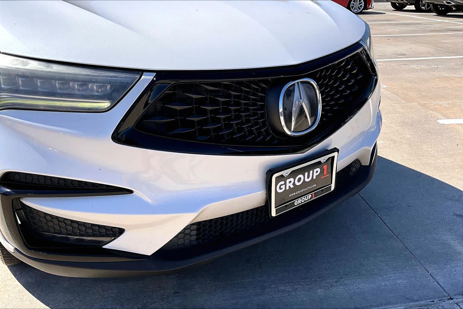 2021 Acura RDX w/A-Spec Package Platinum White Pearl at AutoNation USA Katy