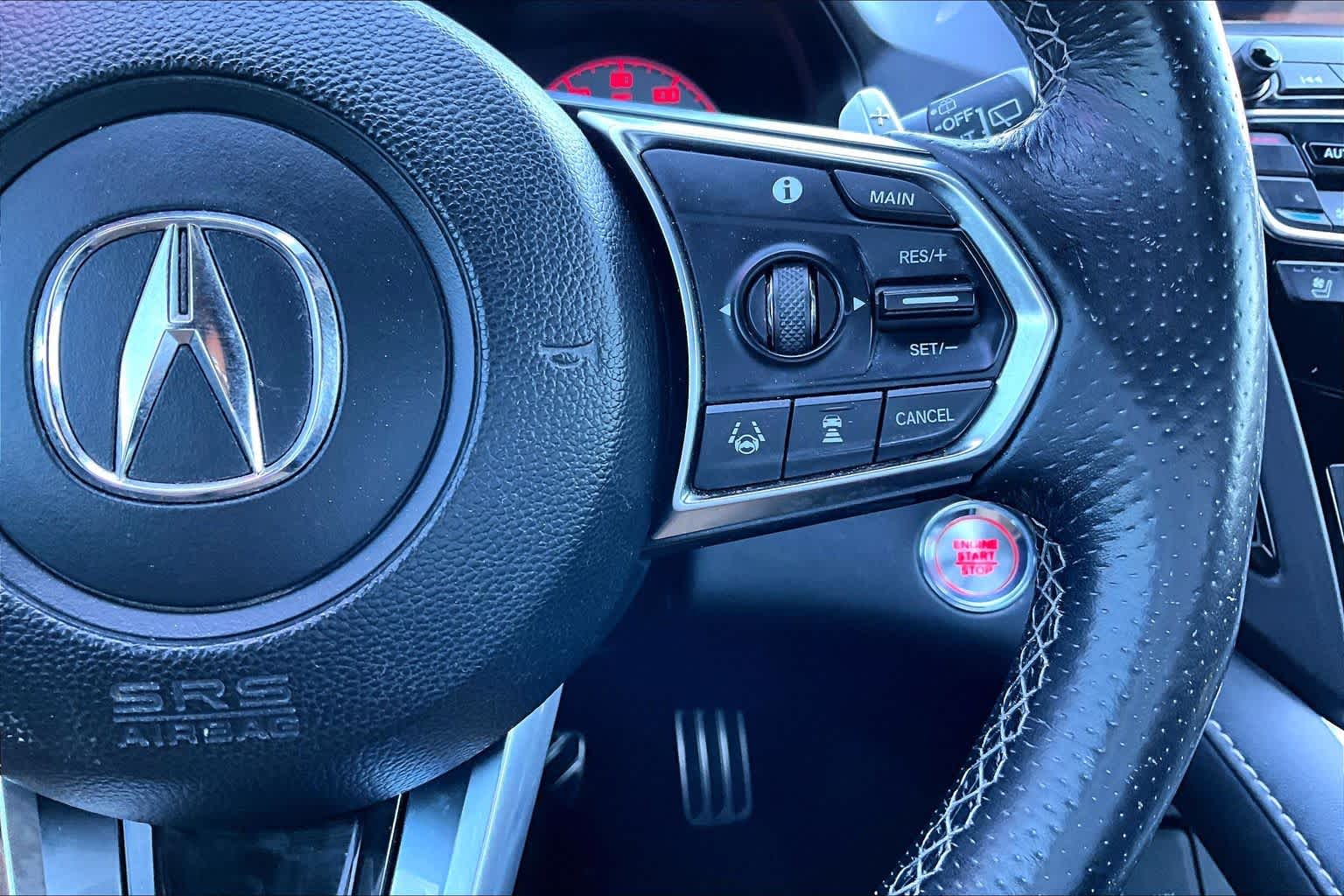 2021 Acura RDX w/A-Spec Package Platinum White Pearl at AutoNation USA Katy