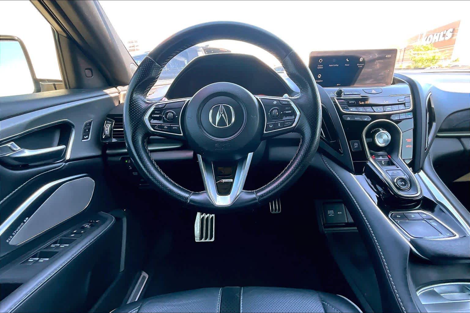 2021 Acura RDX w/A-Spec Package Platinum White Pearl at AutoNation USA Katy
