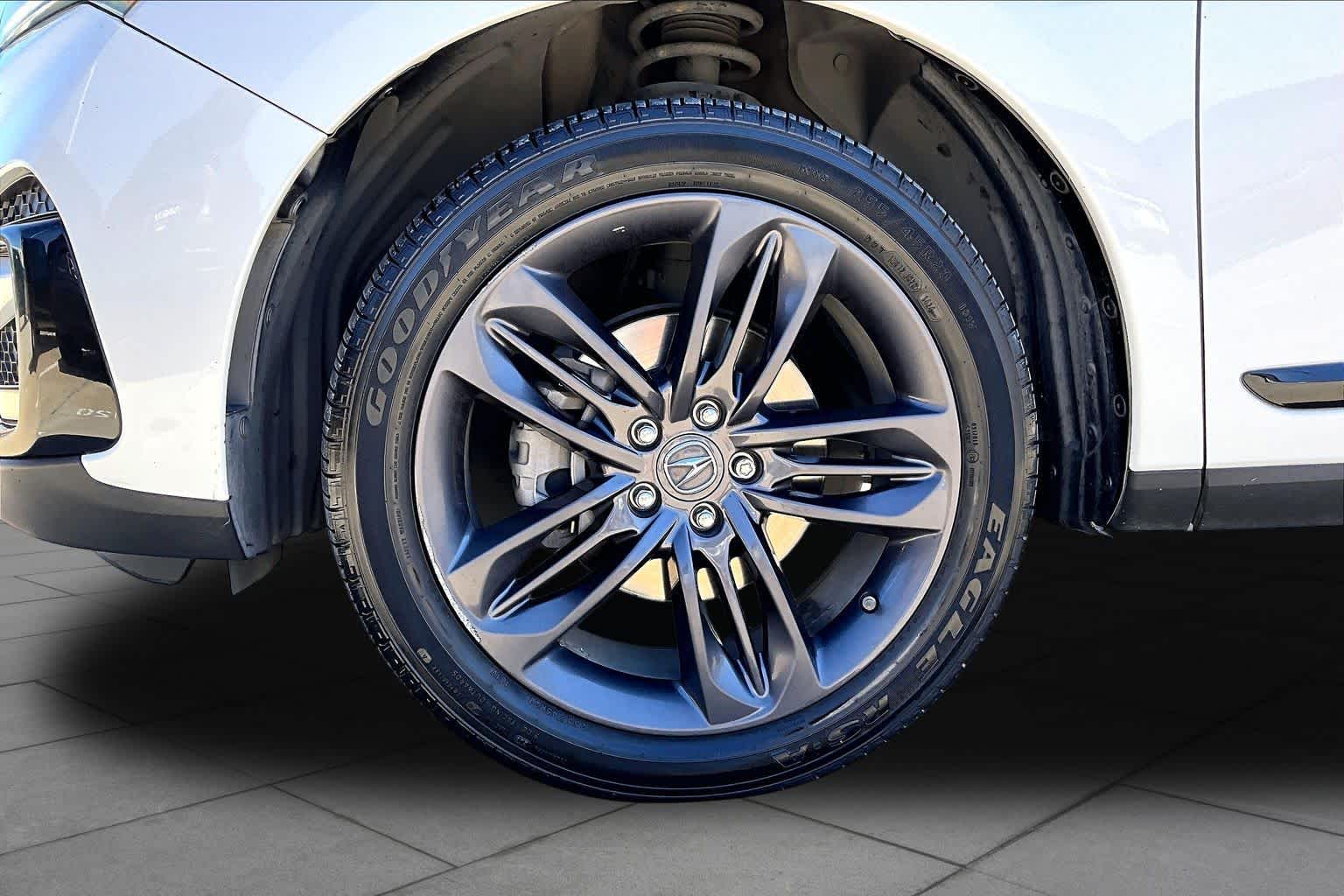 2021 Acura RDX w/A-Spec Package Platinum White Pearl at AutoNation USA Katy