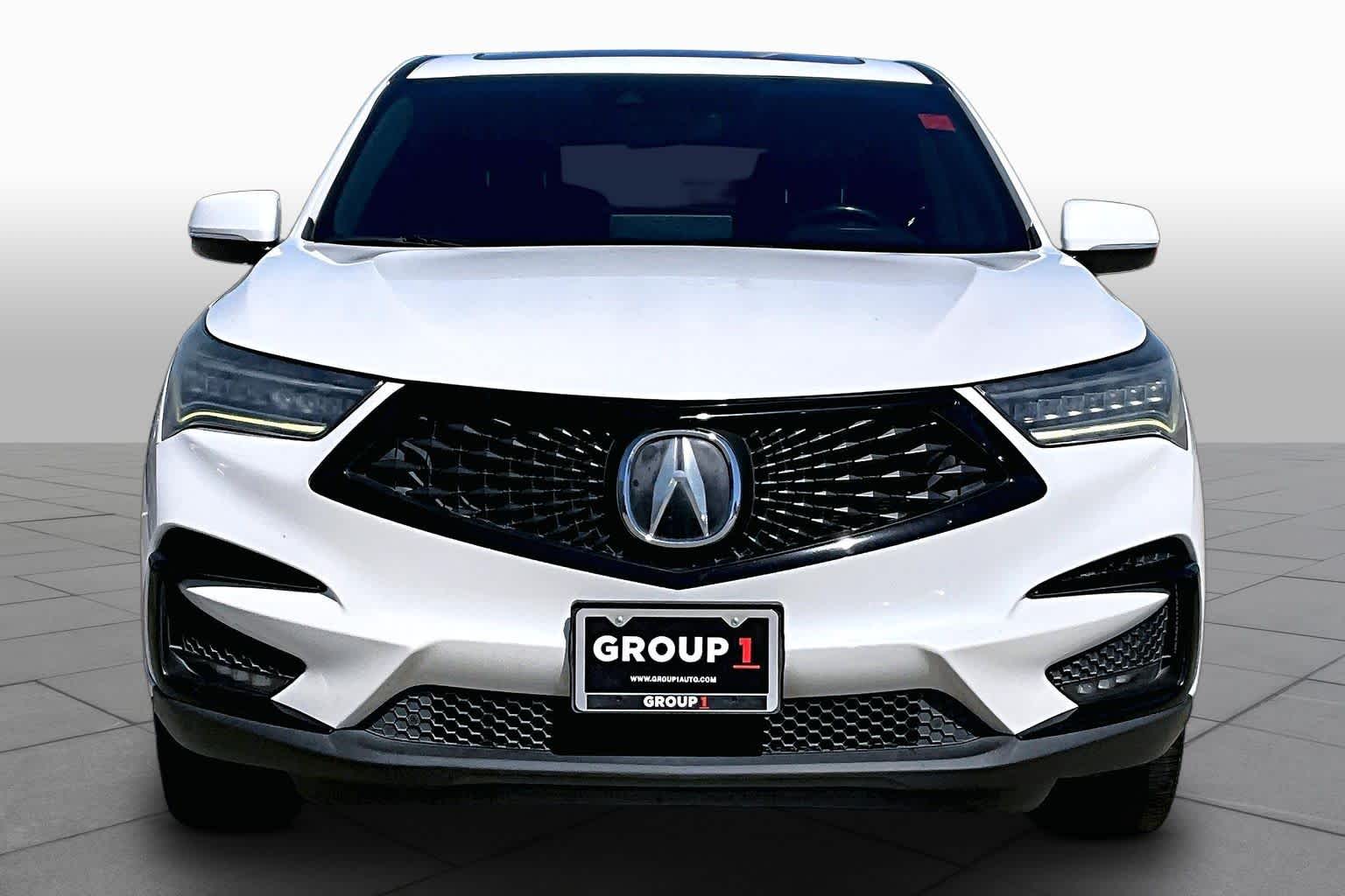 2021 Acura RDX w/A-Spec Package Platinum White Pearl at AutoNation USA Katy