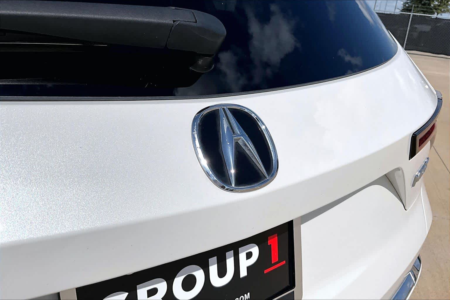 2024 Acura MDX w/Technology Package Platinum White Pearl at AutoNation Chrysler Jeep Dodge Ram Spring