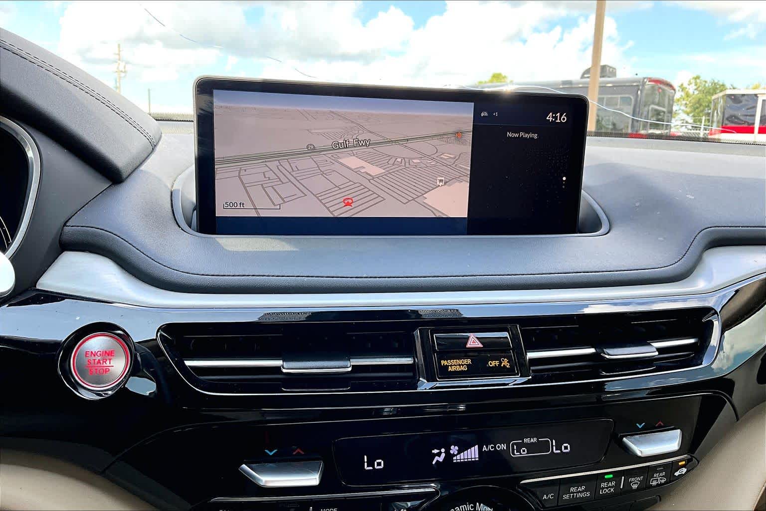 2024 Acura MDX w/Technology Package Platinum White Pearl at AutoNation Chrysler Jeep Dodge Ram Spring