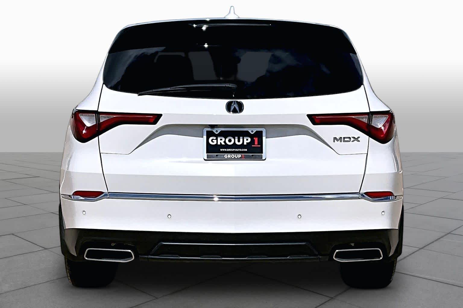 2024 Acura MDX w/Technology Package Platinum White Pearl at AutoNation Chrysler Jeep Dodge Ram Spring