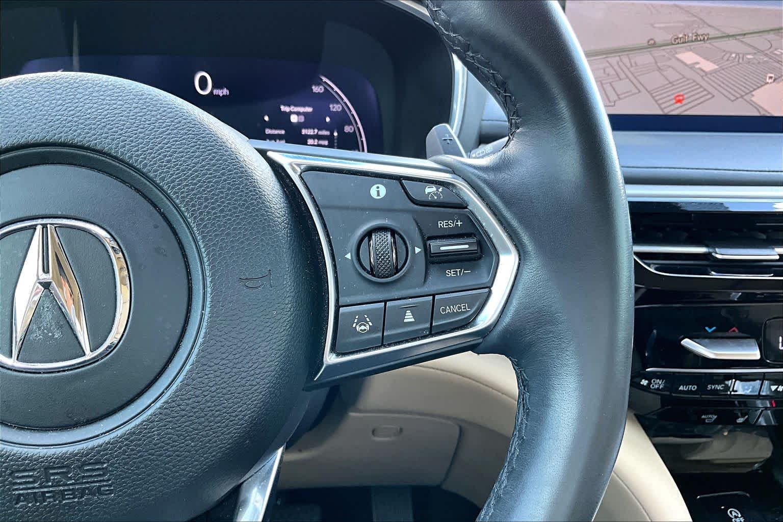 2024 Acura MDX w/Technology Package Platinum White Pearl at AutoNation Chrysler Jeep Dodge Ram Spring