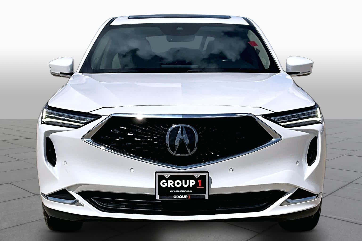 2024 Acura MDX w/Technology Package Platinum White Pearl at AutoNation Chrysler Jeep Dodge Ram Spring