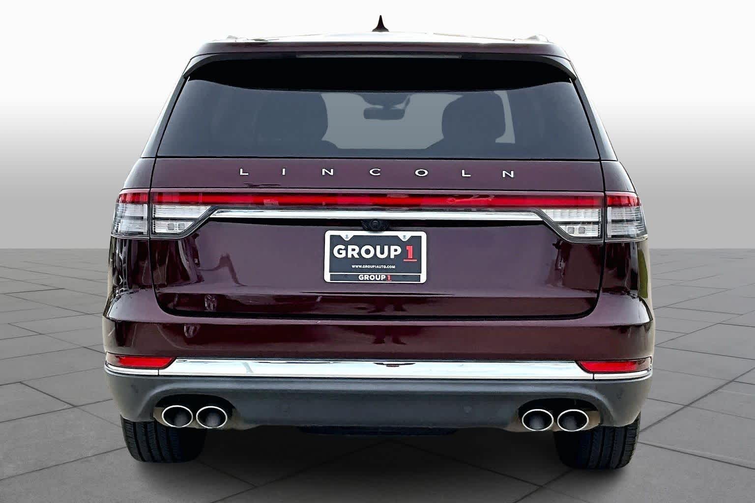 2020 Lincoln Aviator Reserve Burgundy Velvet Metallic Tinted Clearcoat at Mercedes-Benz of Houston North