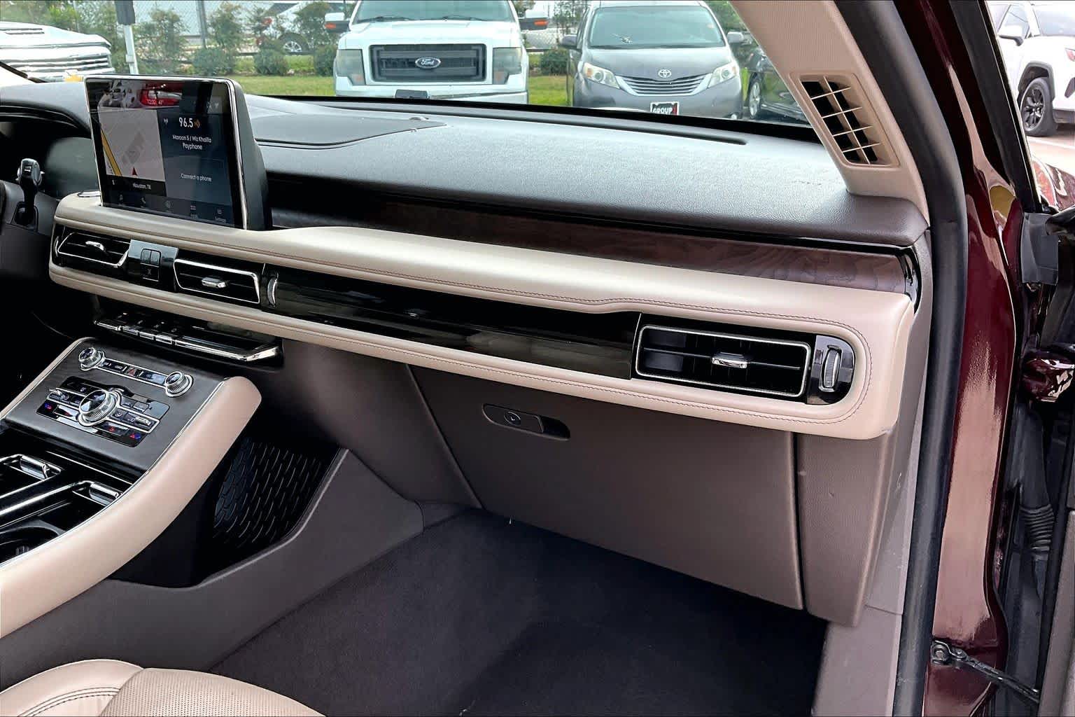2020 Lincoln Aviator Reserve Burgundy Velvet Metallic Tinted Clearcoat at Mercedes-Benz of Houston North