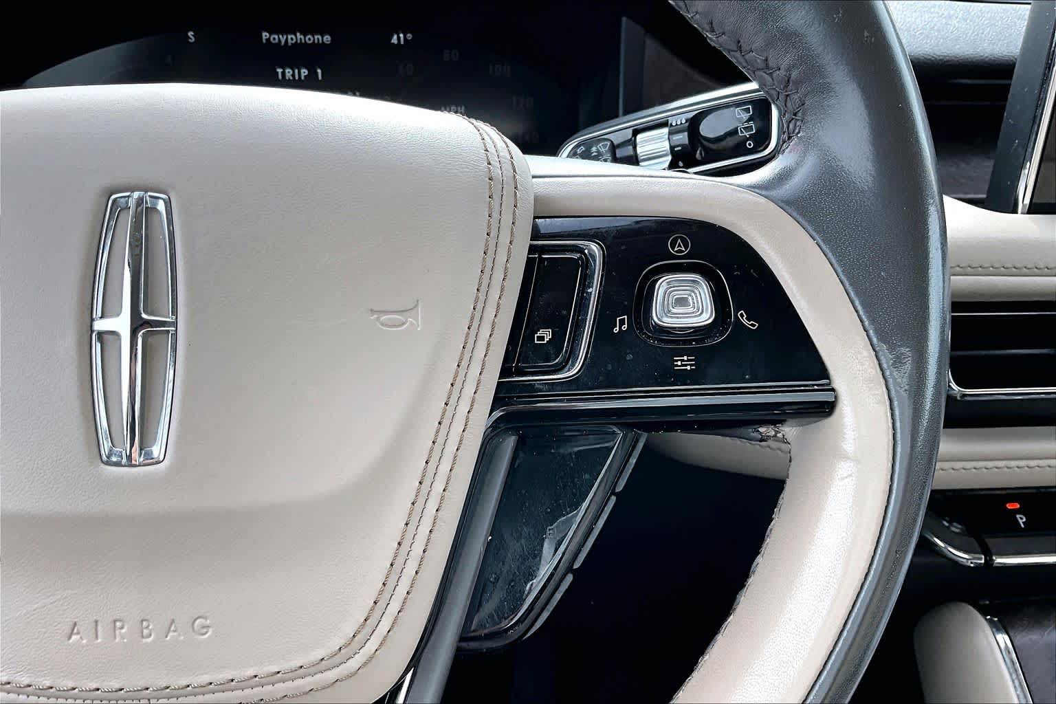 2020 Lincoln Aviator Reserve Burgundy Velvet Metallic Tinted Clearcoat at Mercedes-Benz of Houston North